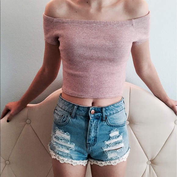 Ripped Denim Shorts - Picture 4 of 8