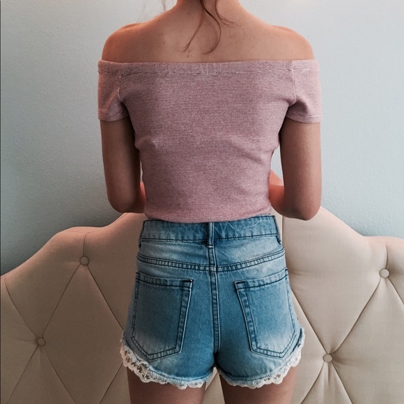 Ripped Denim Shorts - Picture 5 of 8