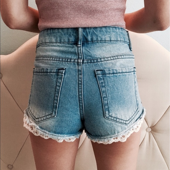 Ripped Denim Shorts - Picture 8 of 8