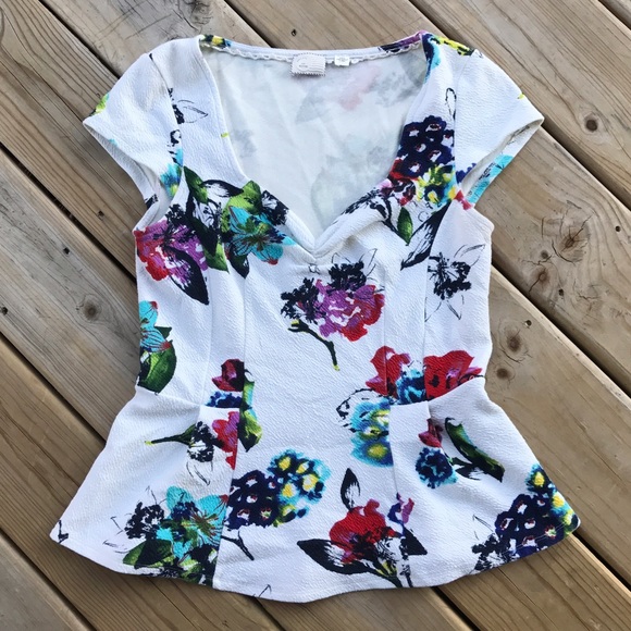 Anthropologie Tops - Anthropologie Peplum Top