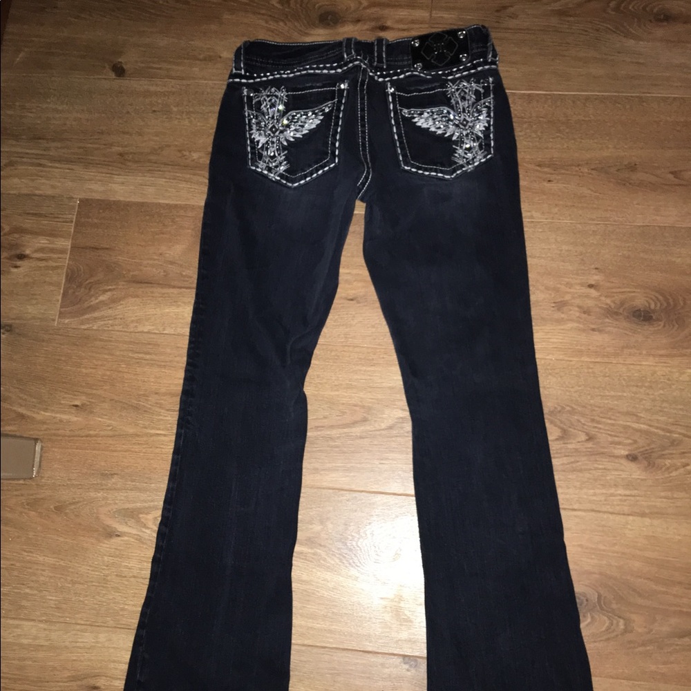 Dark colored miss me jeans!! Size 29