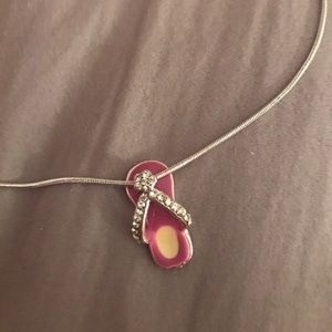 Flip flop necklace