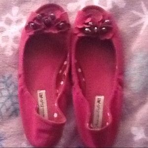 💖 purple peep toe flats 💖