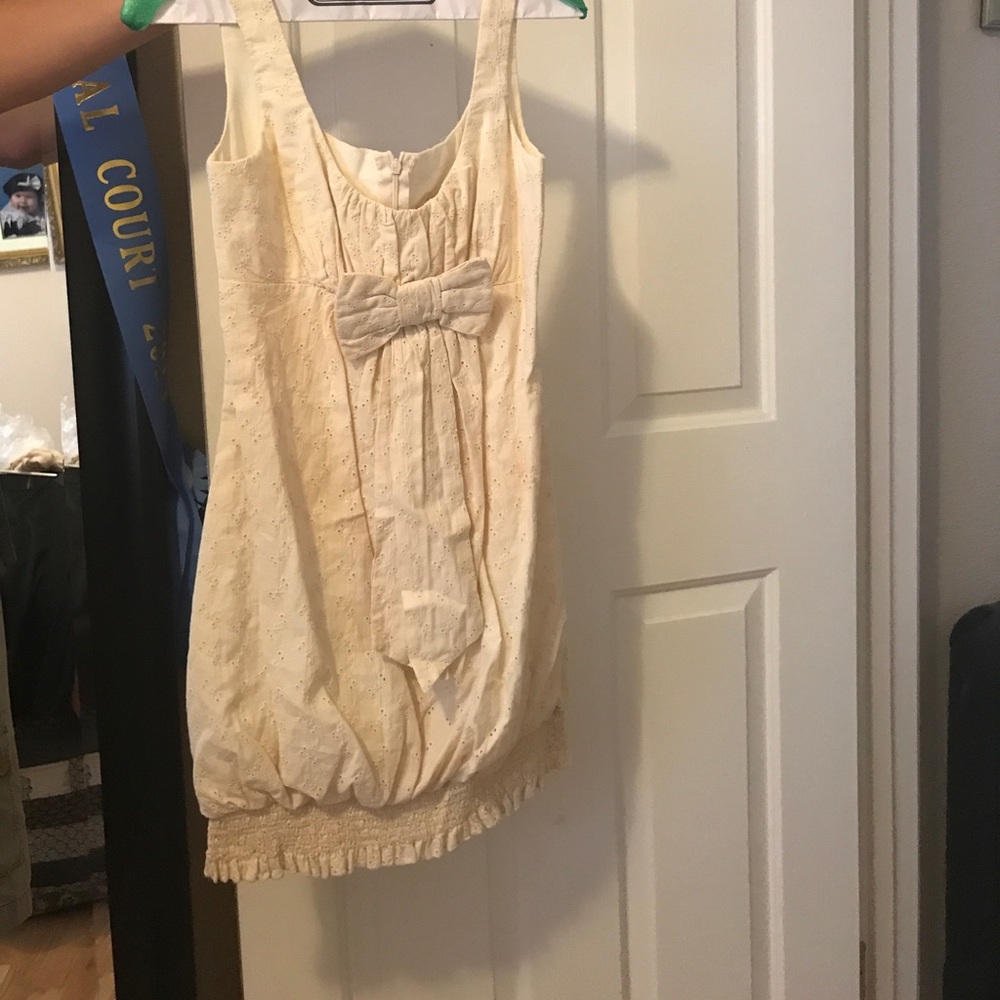 Cream dress