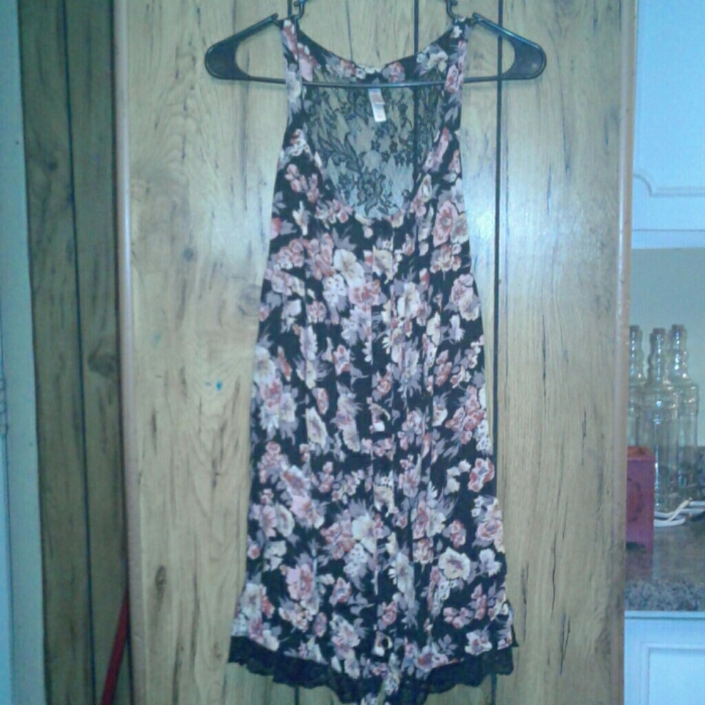 Floral print button Down Dress