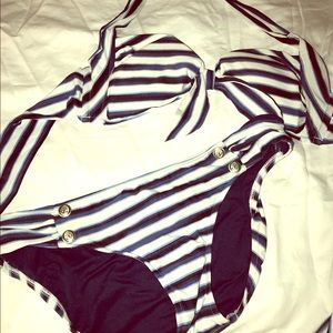 Seafolly sailor striped bikini