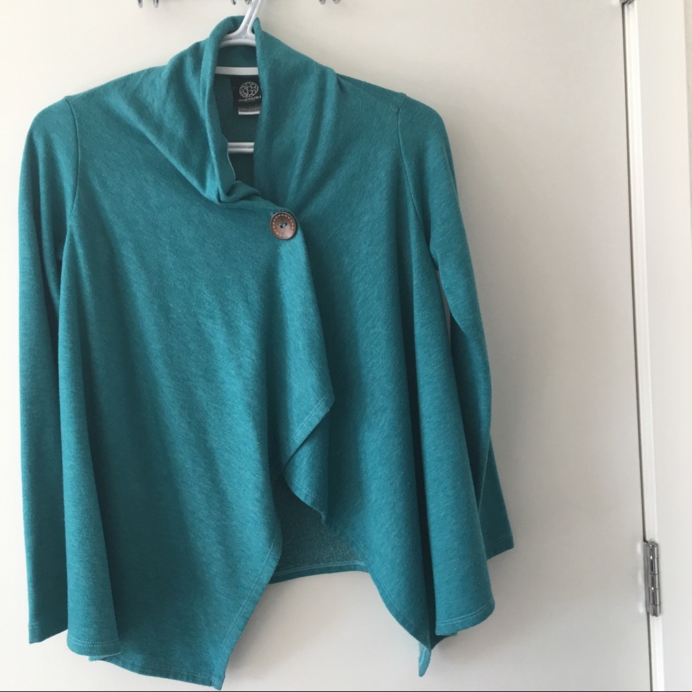 BOBEAU LIGHT CARDIGAN WRAP PETITE XXS