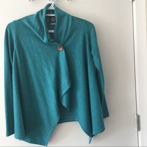 BOBEAU LIGHT CARDIGAN WRAP PETITE XXS