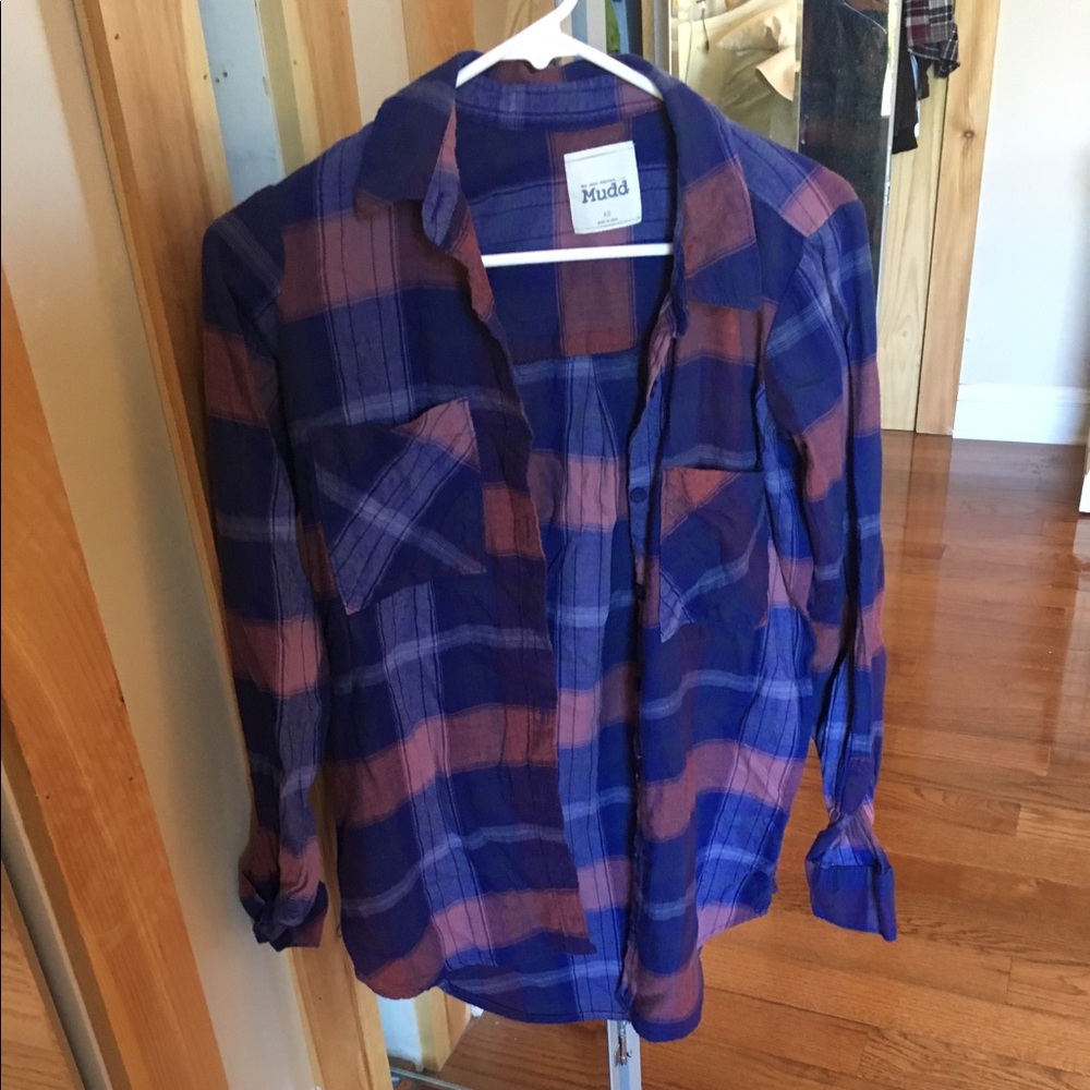 Pink purple flannel