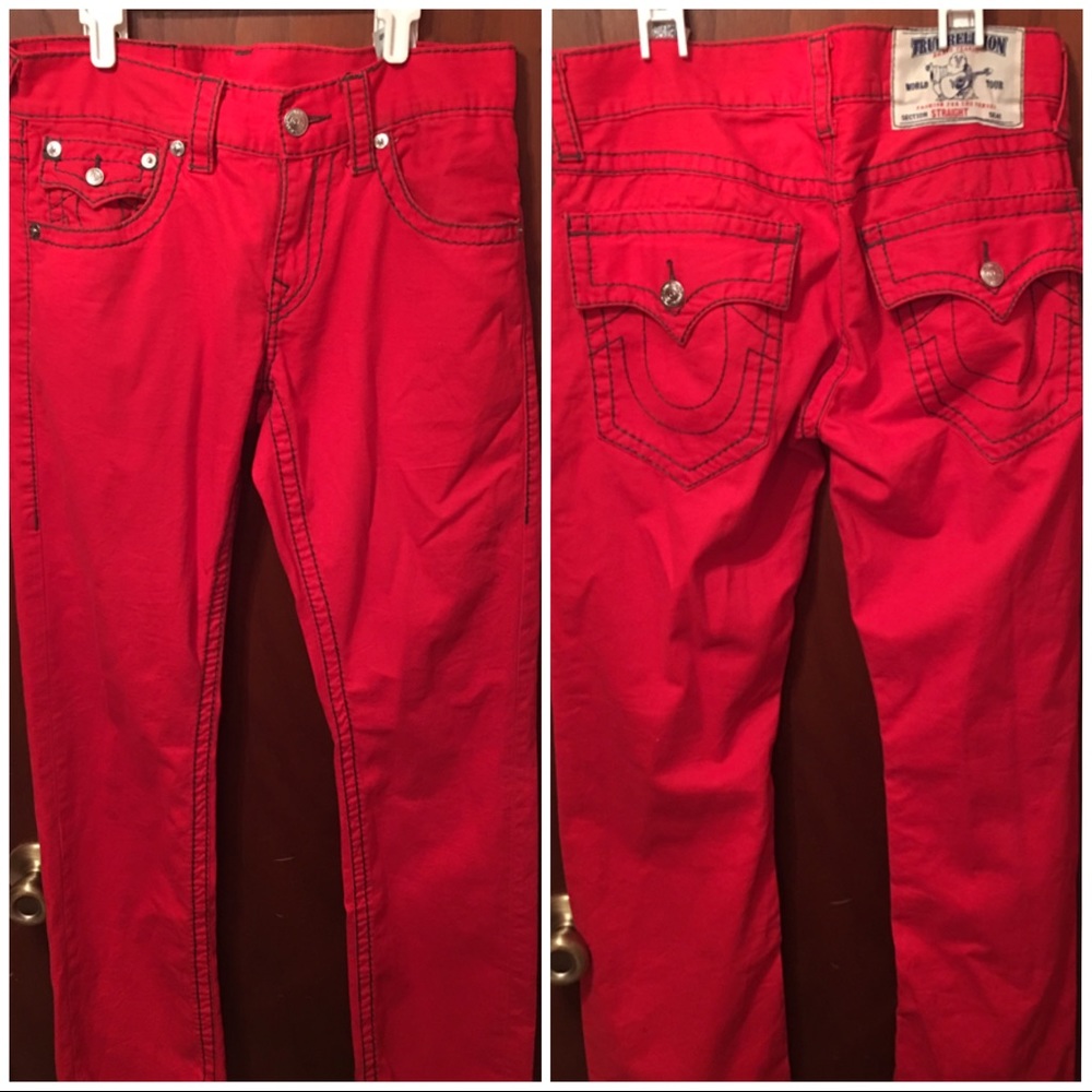 Red true religion Jeans
