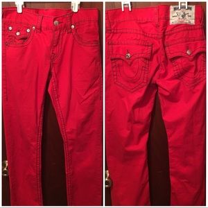 Red true religion Jeans
