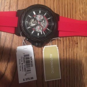 Men's Michael Kors watch. Red and black. NWT