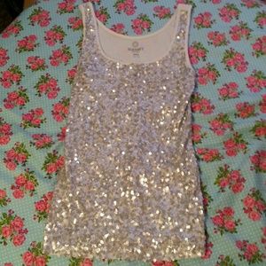 Old Navy sequined tank top