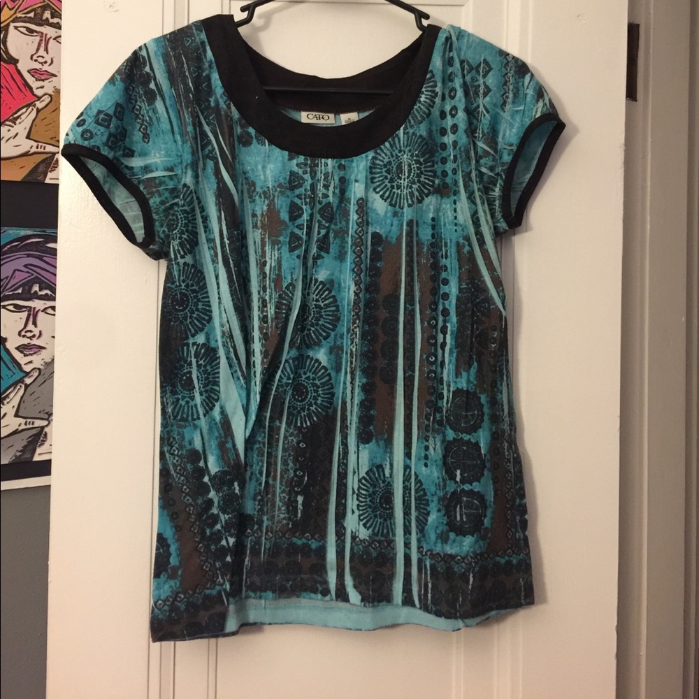 Turquoise Blouse