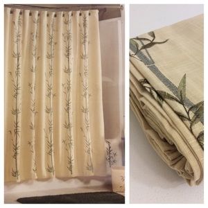Wamsutta Accents Embroidered Bamboo Shower Curtain Poshmark