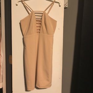 Nude dress size small