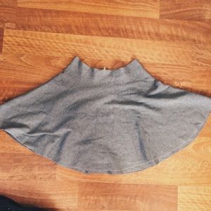 Cute soft gray skater skirt