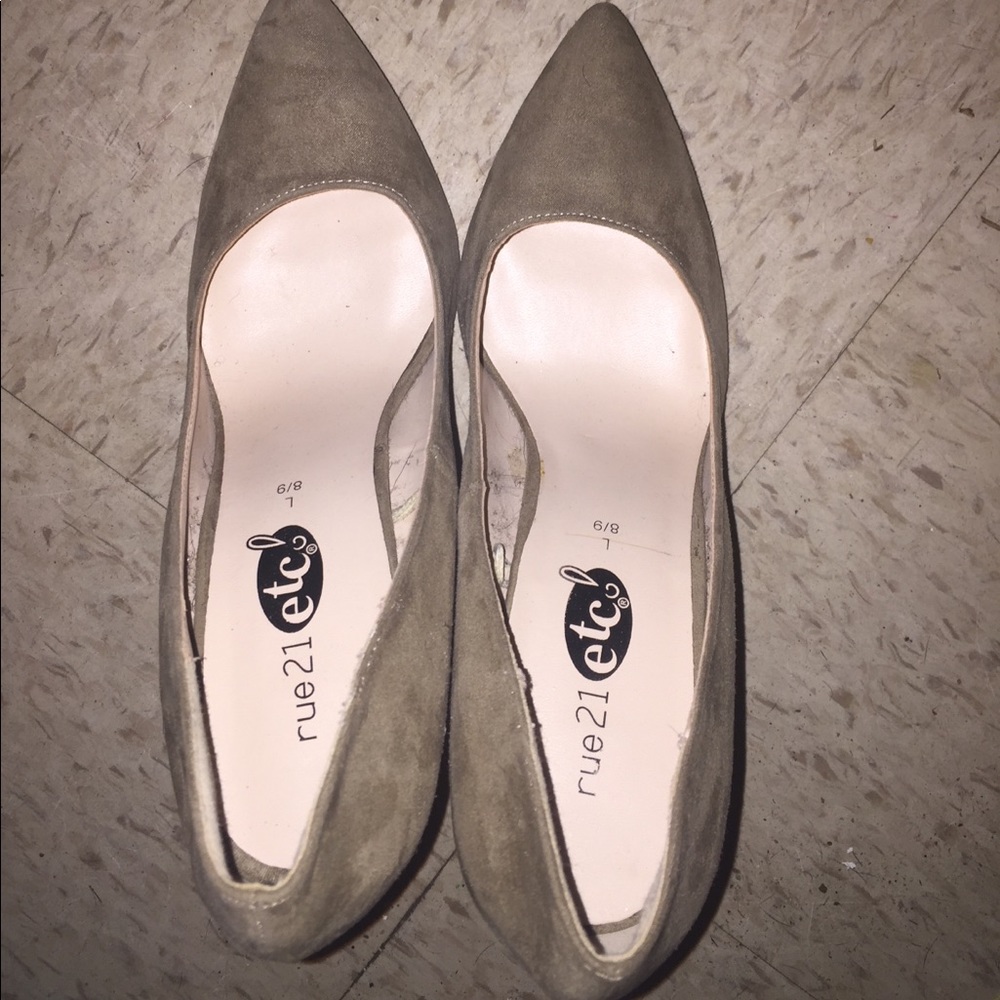 Rue21 Suede Pointy Heels