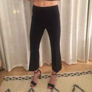 kate spade black cropped flares sz 0