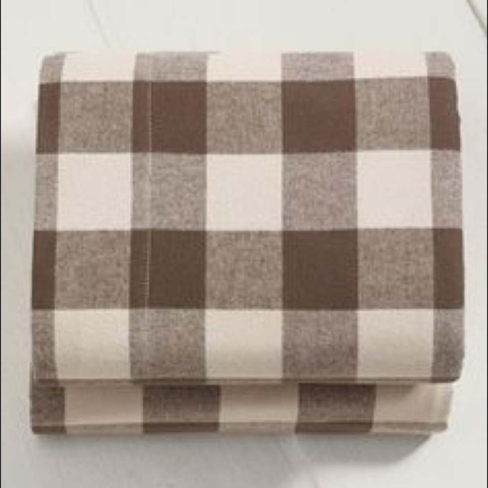 Buffalo Plaid Flannel Fitted Sheet Full Bed