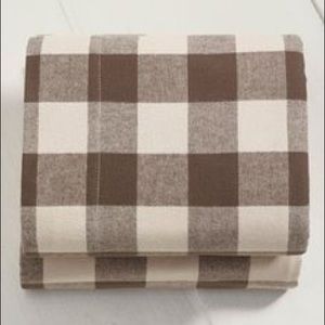 Buffalo Plaid Flannel Fitted Sheet Full Bed