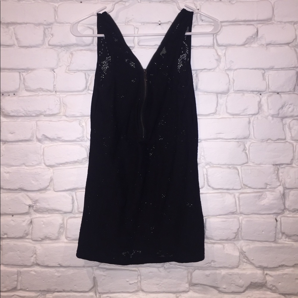 A/X Armani Exchange NWOT black sheer tank size XS - Picture 2 of 7