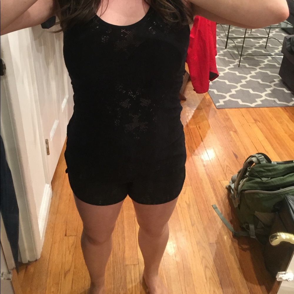 A/X Armani Exchange NWOT black sheer tank size XS - Picture 4 of 7
