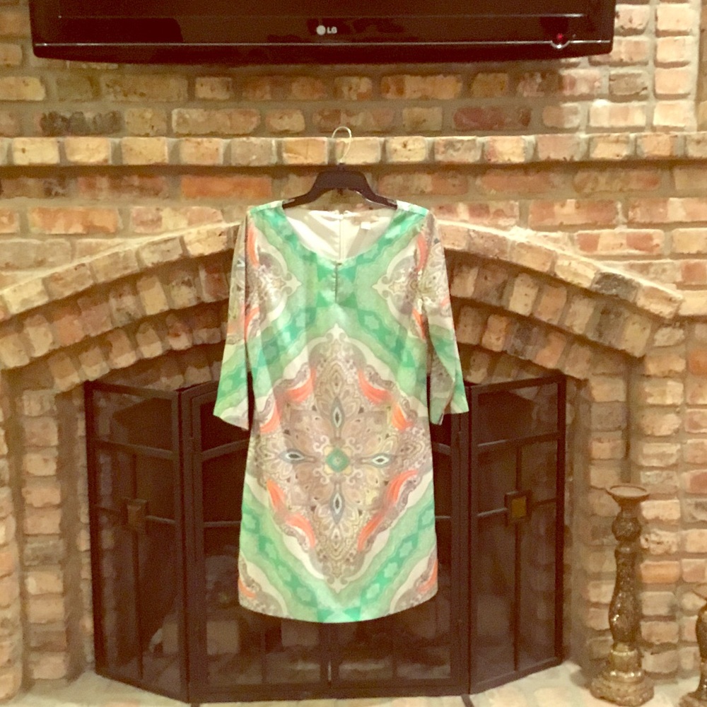 Banana Republic. Paisley dress. Size 12