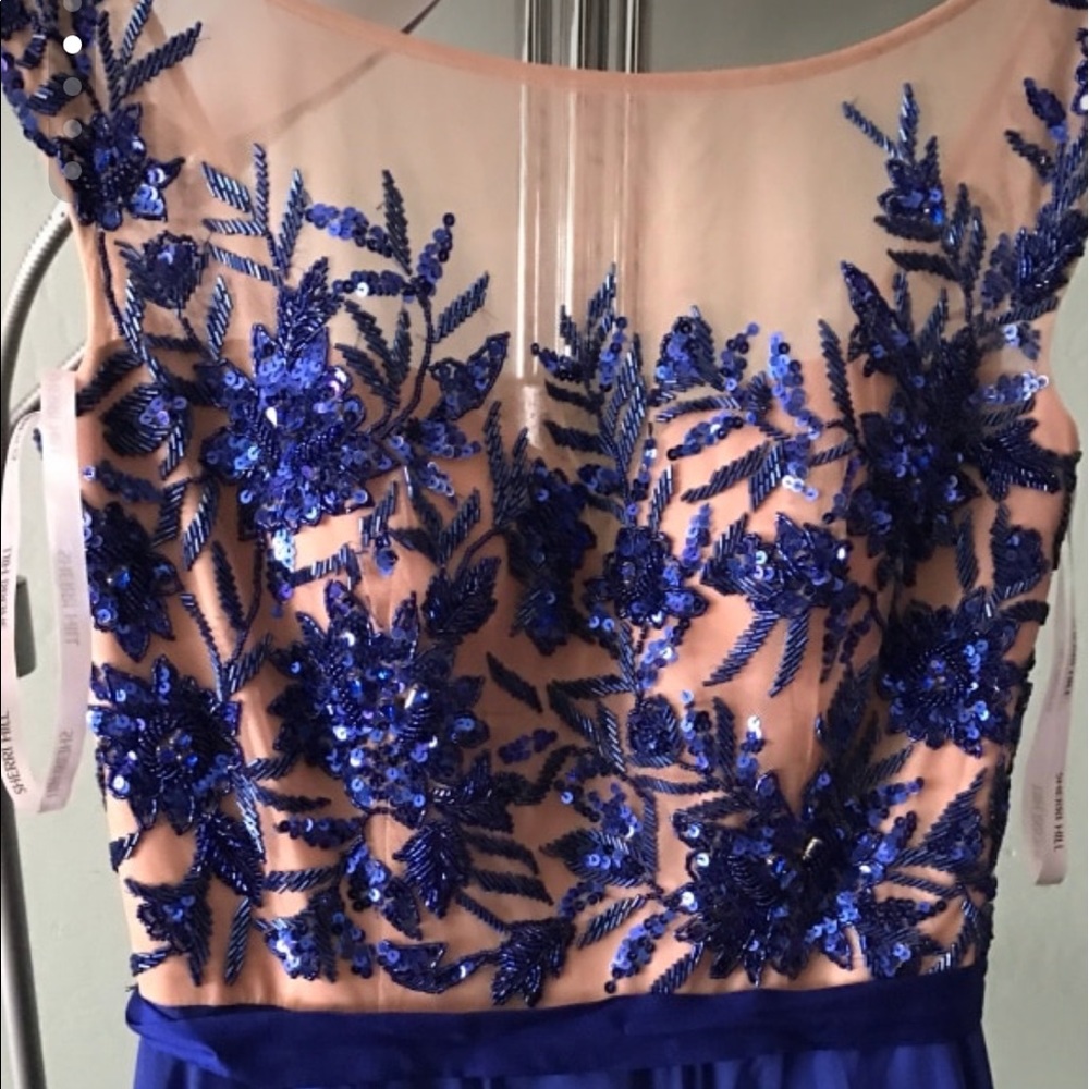 Sherri hill Spring Royal Blue prom gown