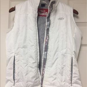 Marker White and Grey Winter Vest