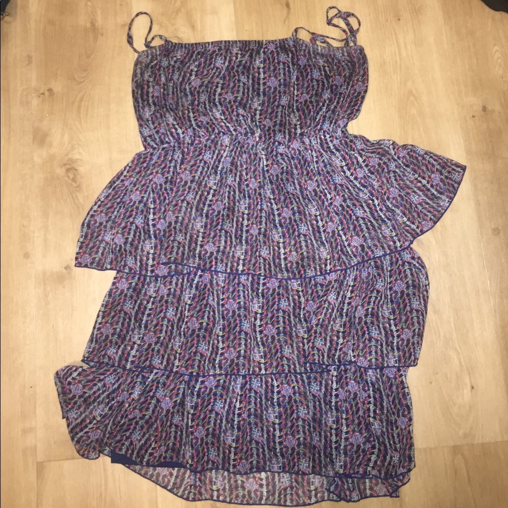 Forever 21+ ruffled patterned dress