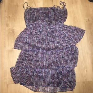 Forever 21+ ruffled patterned dress