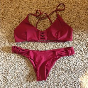 Red bikini