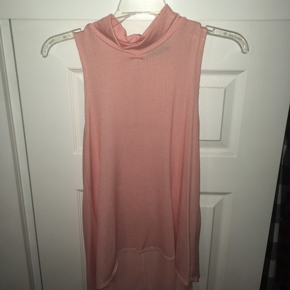 Peach and white tank