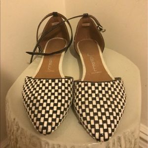 Jeffrey Campbell gingham patent flats