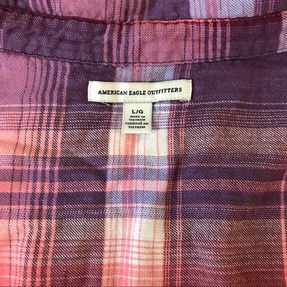 AEO Girlfriend Button Down Shirt - Picture 4 of 7
