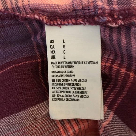 AEO Girlfriend Button Down Shirt - Picture 5 of 7