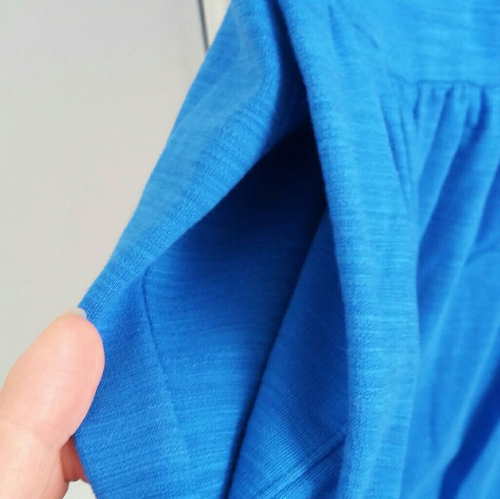 Madewell Afternoon Dress Sleeveless Blue - Picture 5 of 8
