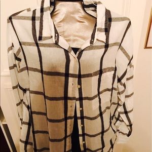 Old navy button up shirt.