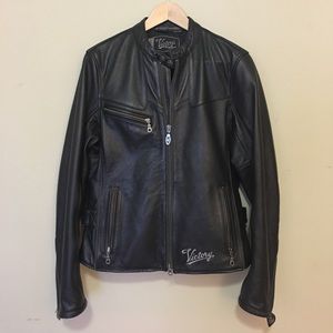 Pure Victory Motorcycles USA Leather Jacket