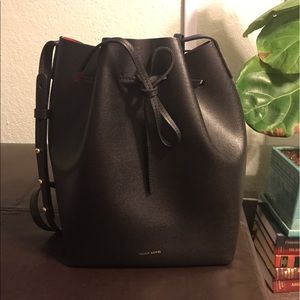 Mansur Gavriel Large Saffiano Bucket Bag
