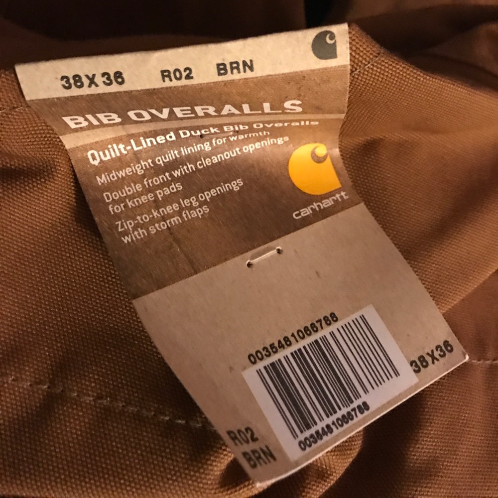 Carhartt bib overalls