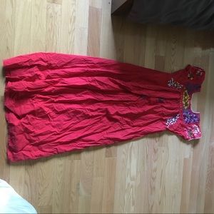 Mexican embroidered dress