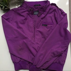 Authentic Member's Only Jacket Purple size M
