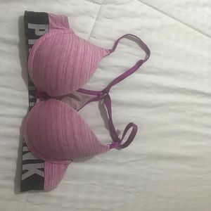 A bra from pink