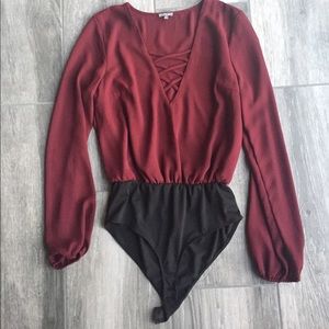 Blouse bodysuit