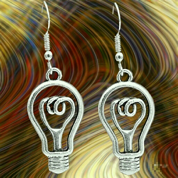 Hyperbolic Light Bulb Earrings.Hyperbolic Ligh - Picture 3 of 5