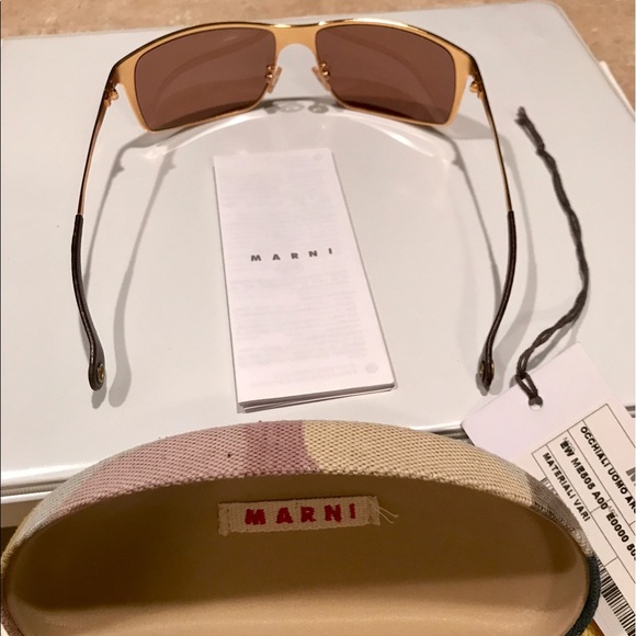 MARNI Occhiali UOMO Argento Sunglasses - Picture 4 of 8