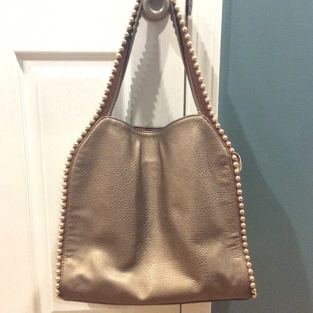 NWOT Gold Big Buddha tote