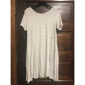 Striped t-shirt dress